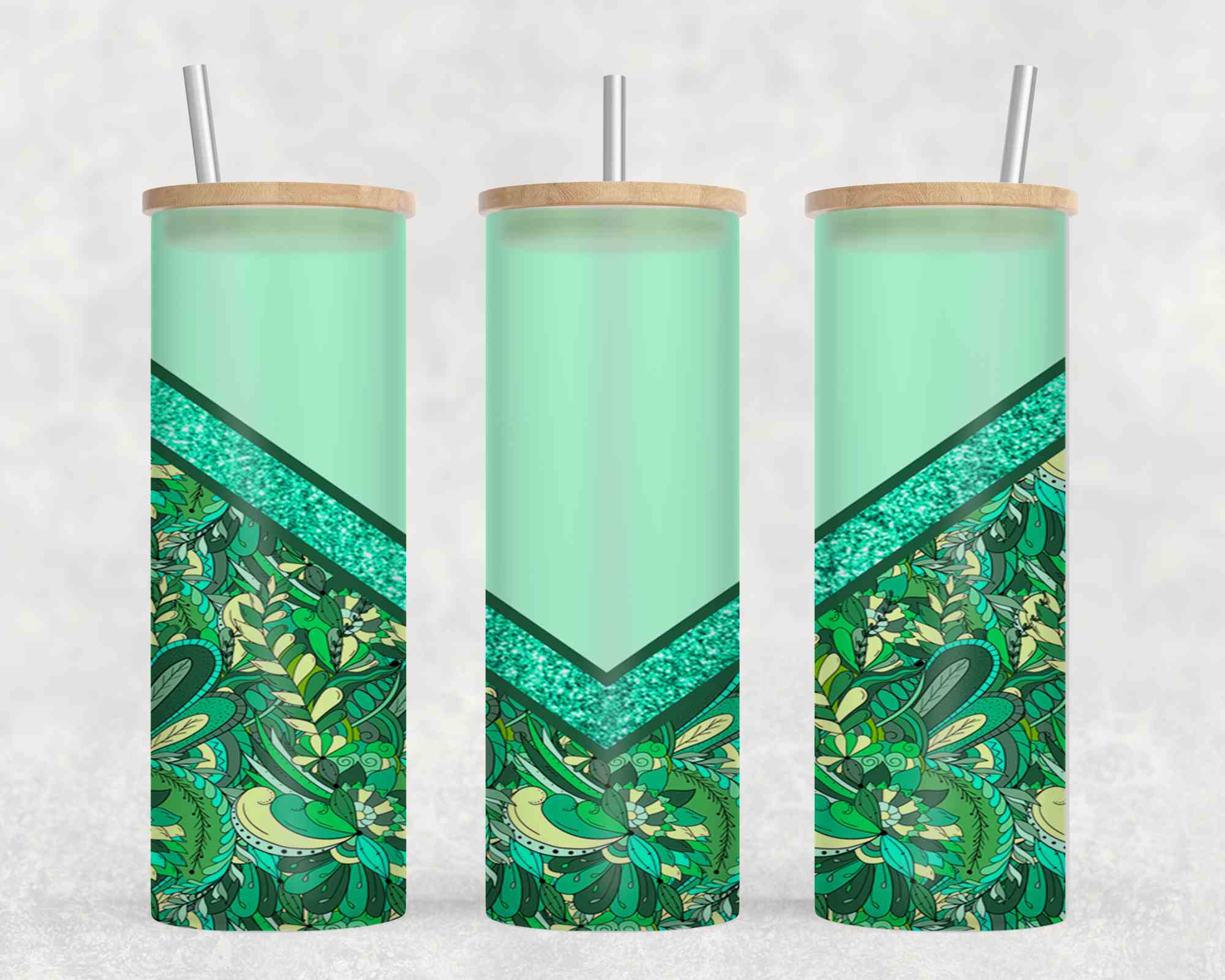 Abstract Flower Green-10554